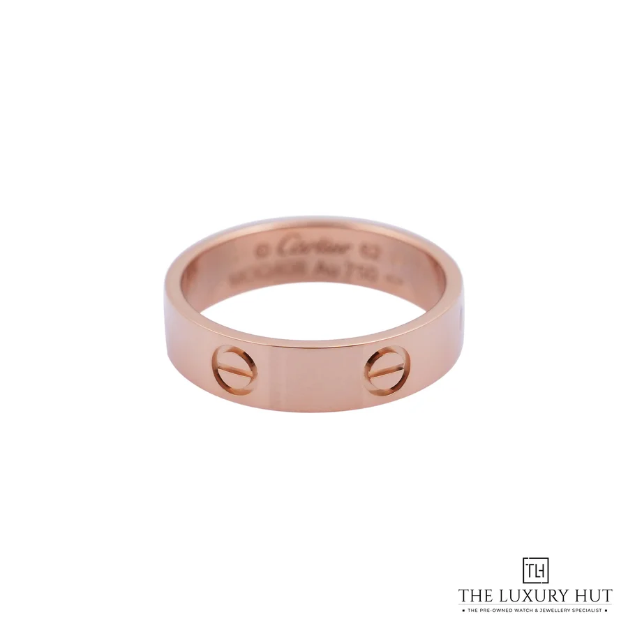Cartier Rose Gold Classic Love Ring Size 62