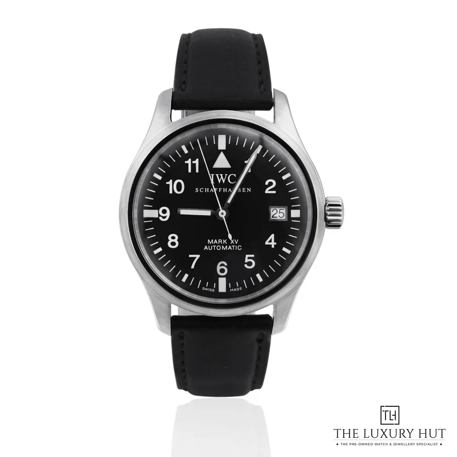 IWC Pilot Mark XV 38mm Steel Black Arabic 3253