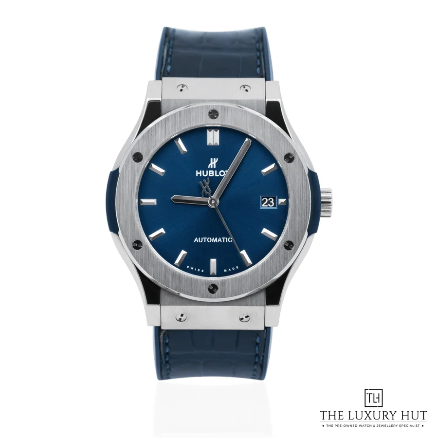 Hublot Classic Fusion 45mm Titanium Blue 511 NX 7170 LR