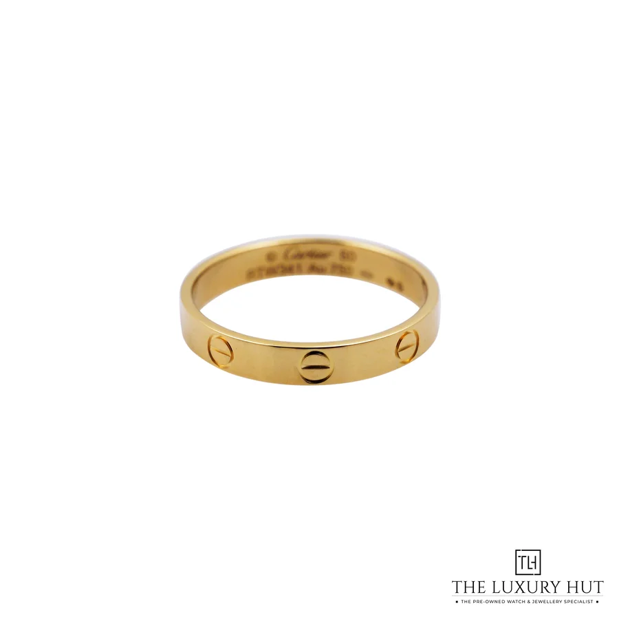 Cartier 18ct Yellow Gold Small Love Wedding Ring Size 60
