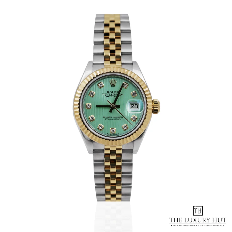 Rolex Lady Datejust Steel Yellow Gold Mint Green Diamond 279173