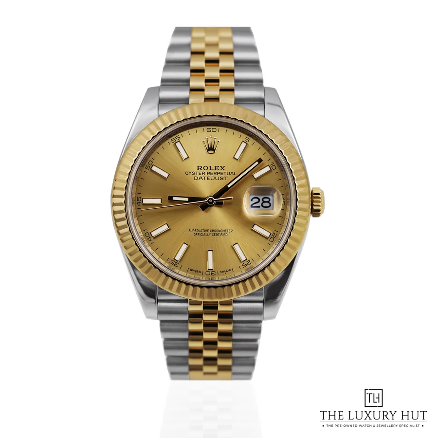 Rolex Datejust 41mm Champagne Baton 126333