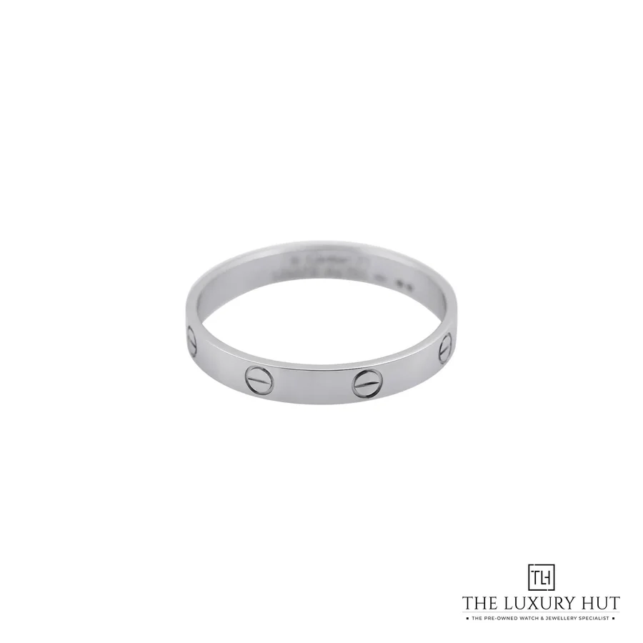 Cartier White Gold Love Small Wedding band