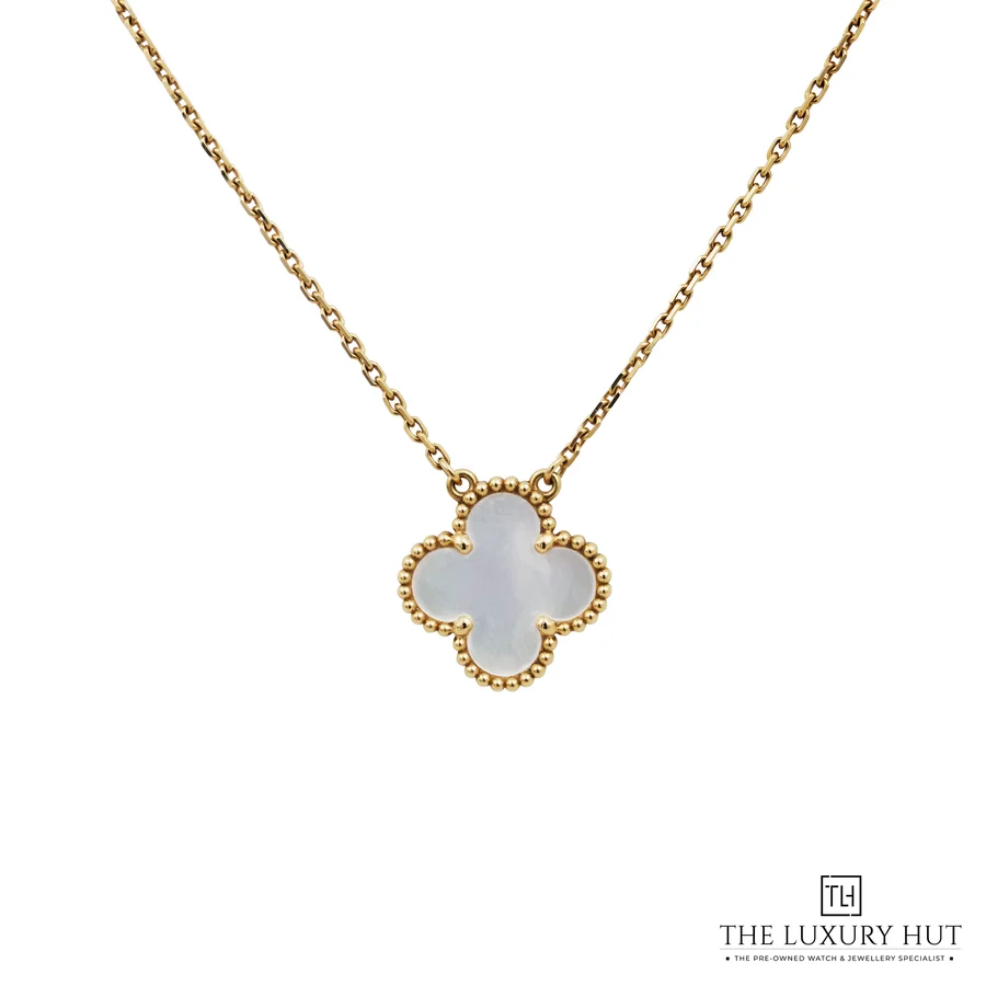 Van Cleef   Arpels Small Yellow Gold MOP Pendant VCARA45900