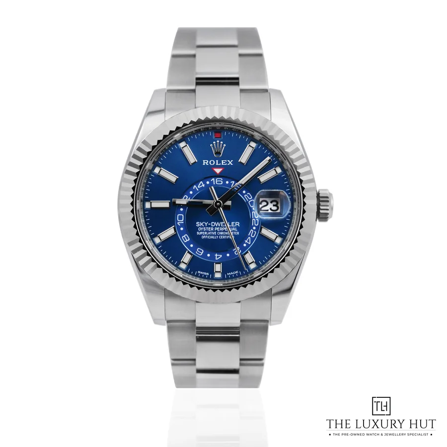 Rolex Sky Dweller 42mm Steel Gold Blue Dial 326934