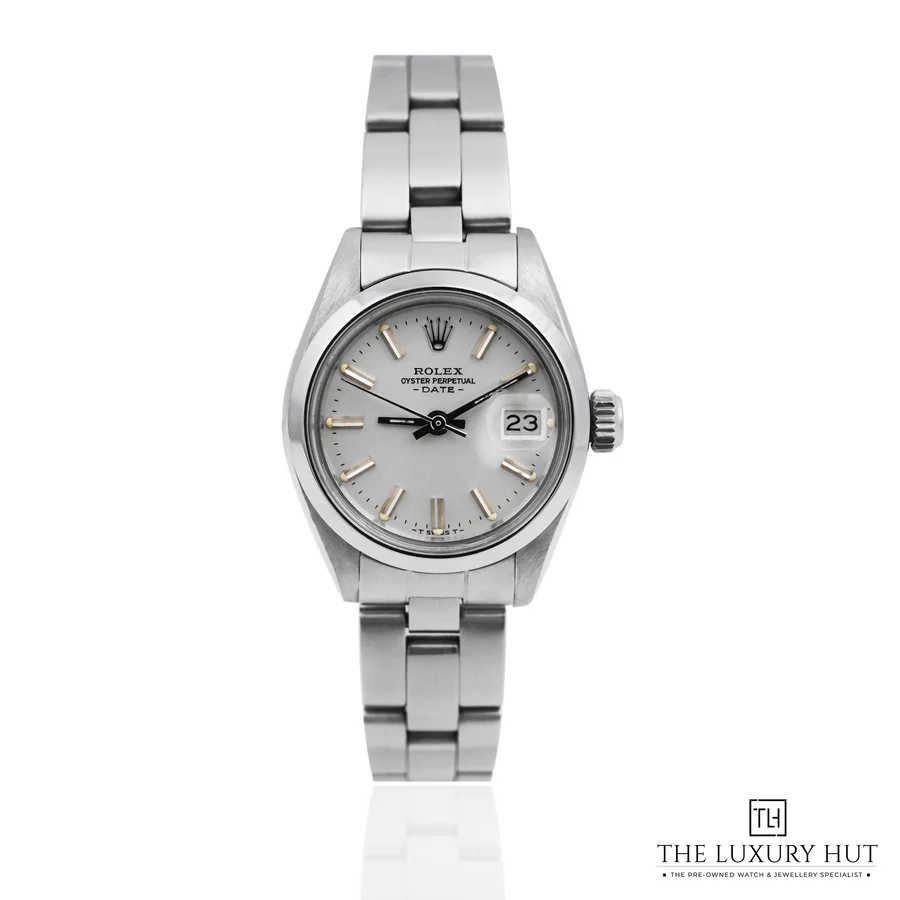 Vintage Rolex Oyster Perpetual Date 26mm Steel Silver 6916