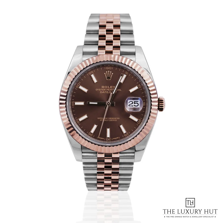 Rolex Datejust Steel Everose Gold 41 Chocolate 126331