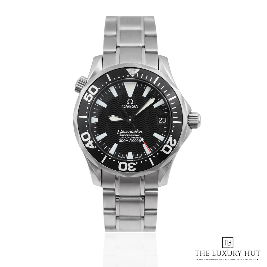 Omega Seamaster Diver 300M Steel Wave Pattern Dial