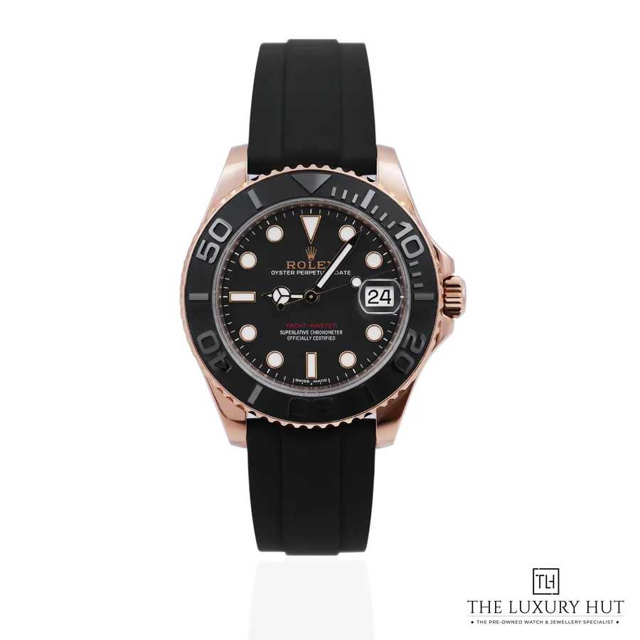 Rolex Yacht Master 37 Gold Intense Black 268655