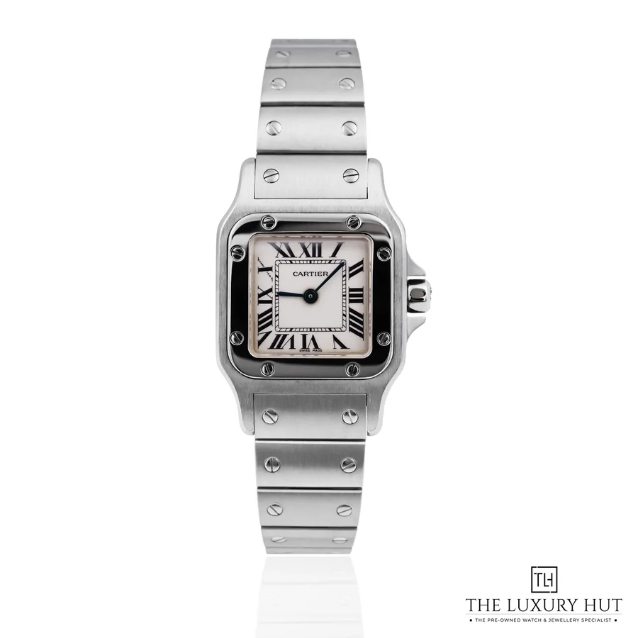 Cartier Santos Galbee Steel Ivory Dial 1565