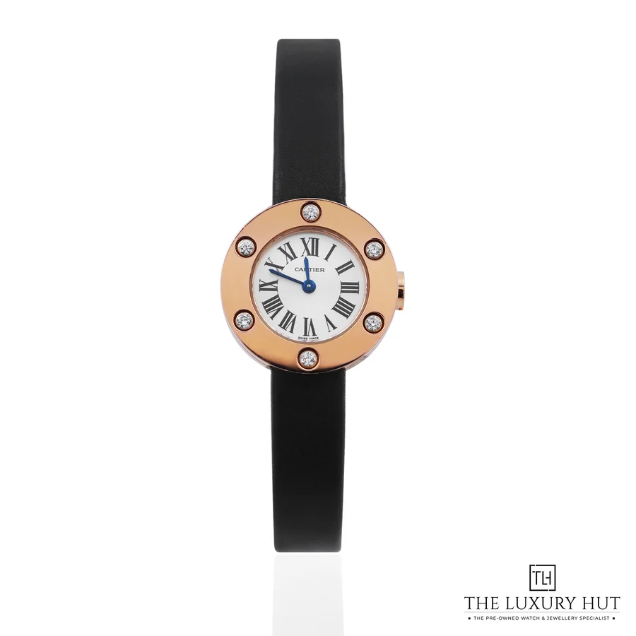 Cartier Love Gold Diamonds Silver Roman Dial WE800531