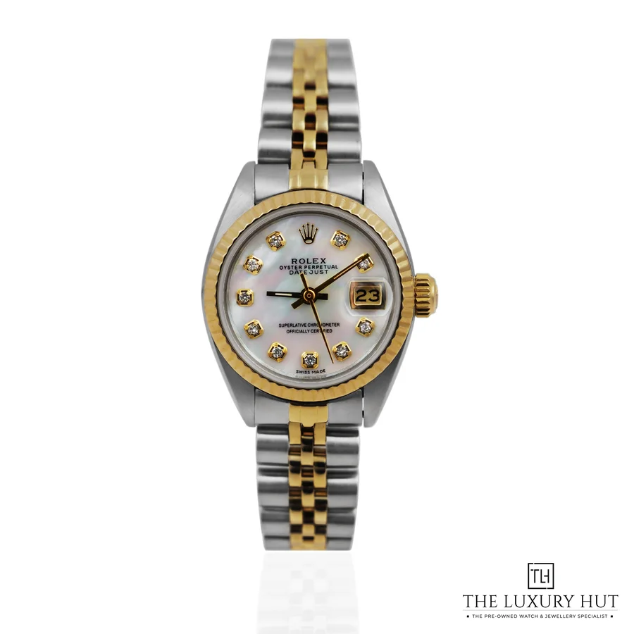 Rolex Lady Datejust 26 Champagne Diamond Dial 69173