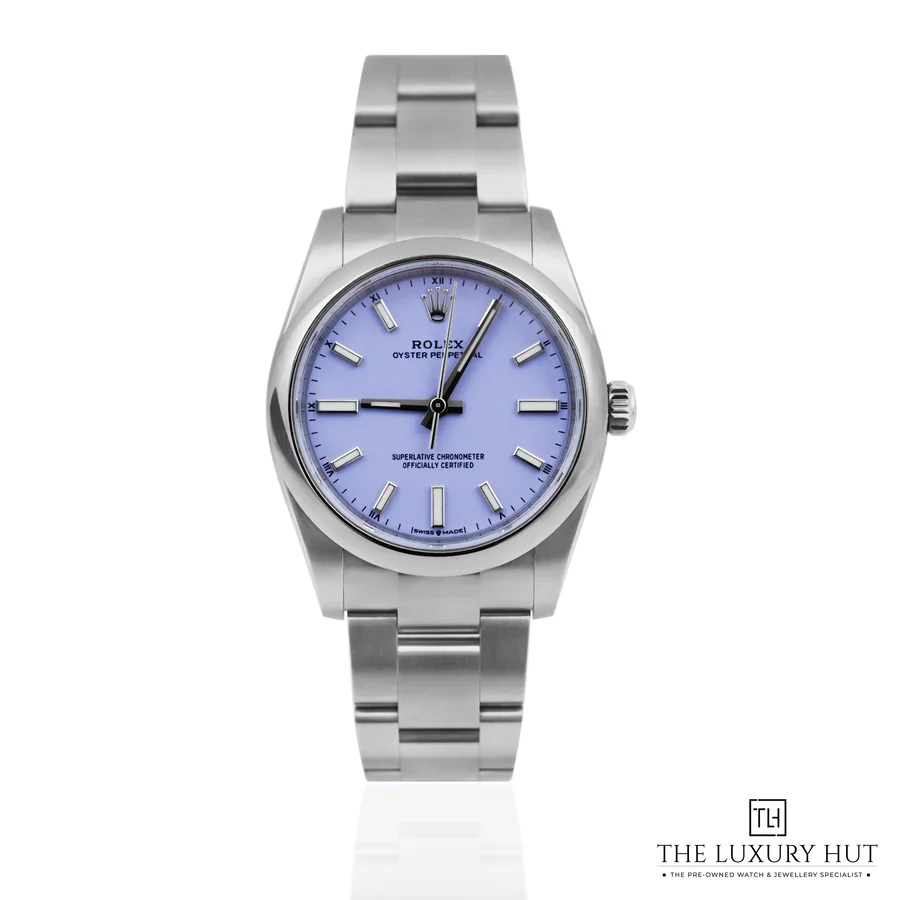 Rolex Oyster Perpetual 34mm Steel Lavender 124200