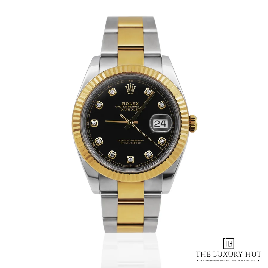Rolex Datejust 41 Steel Gold Diamond Dial 126333