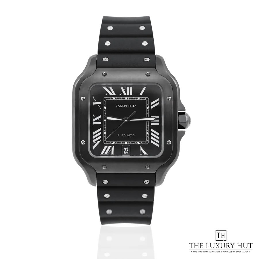Cartier Santos De Cartier Large ADLC 39 8mm Black WSSA0039