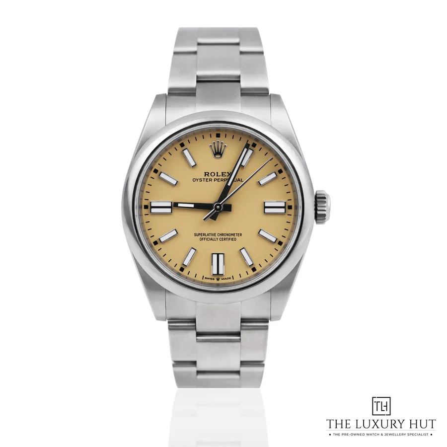 Rolex Oyster Perpetual Steel Beige 13430