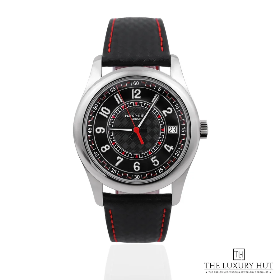 Patek Philippe Calatrava Gold Black Carbon Motif 6007G 010