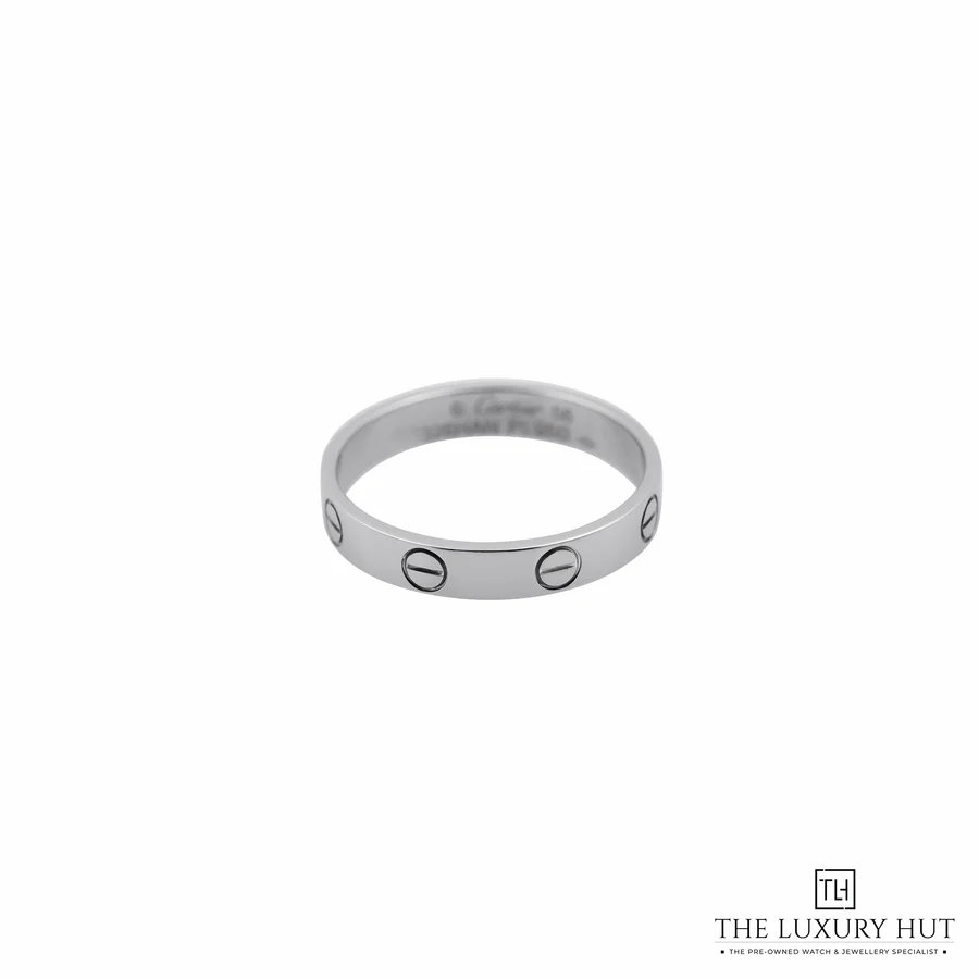 Cartier LOVE Small Platinum Wedding Band Size 56