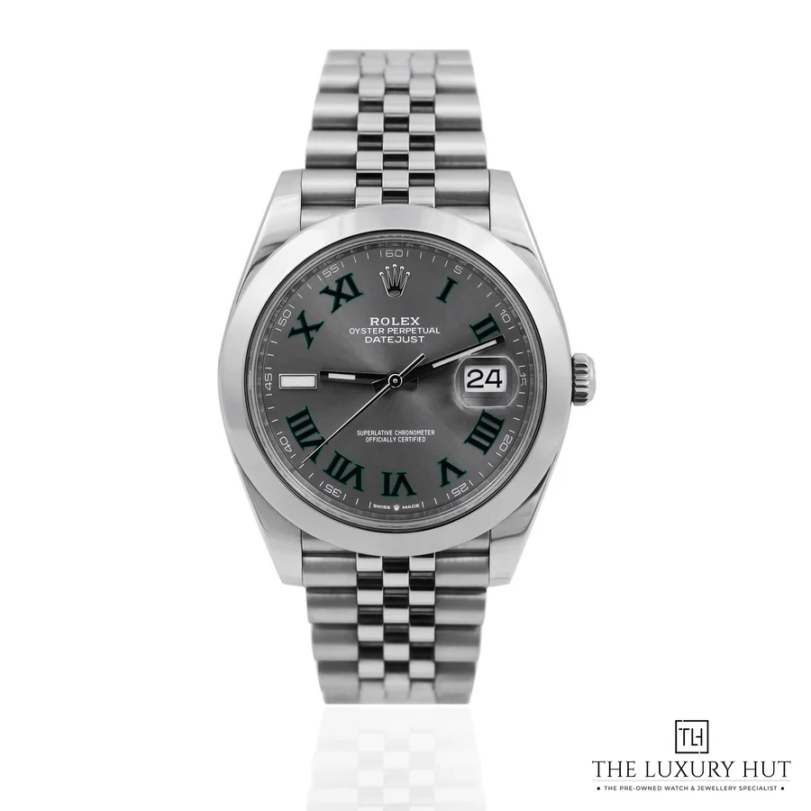 Rolex Datejust 41 Steel Grey Wimbledon Dial 126300
