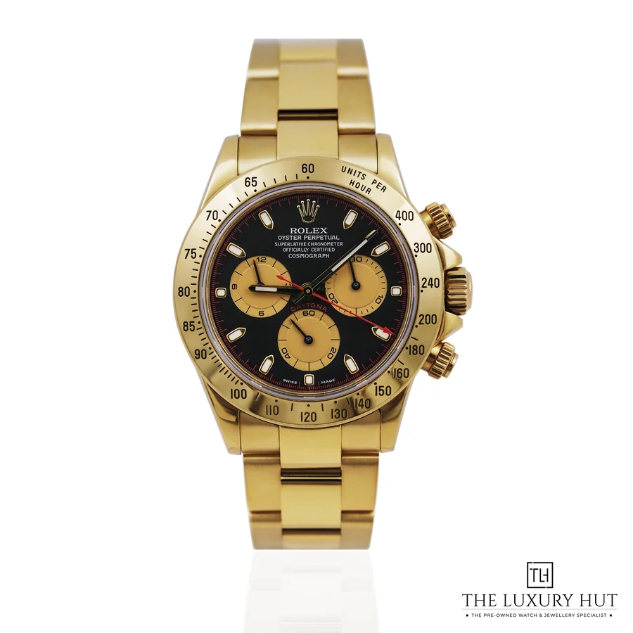 Rolex Cosmograph Daytona Gold Paul Newman Black 116528