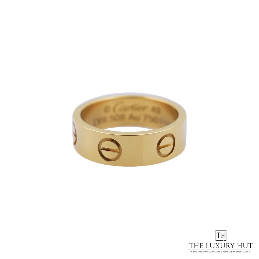 Cartier 18ct Gold Classic Love Ring Size 49