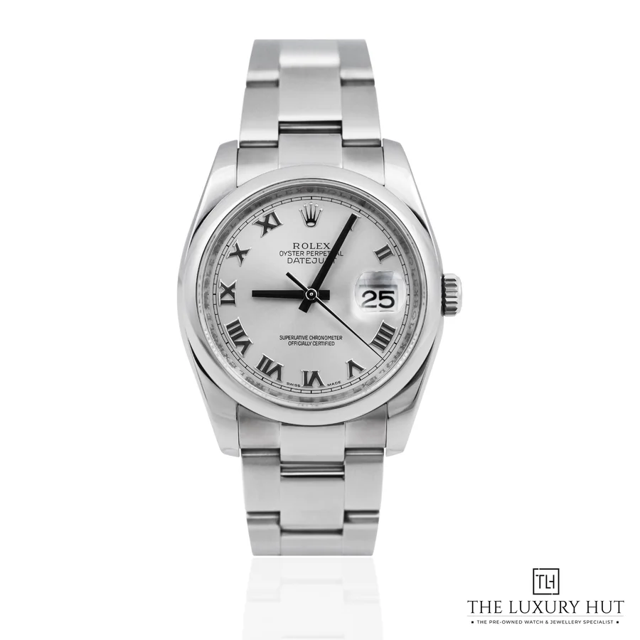 Rolex Datejust 36 Silver Roman 116200