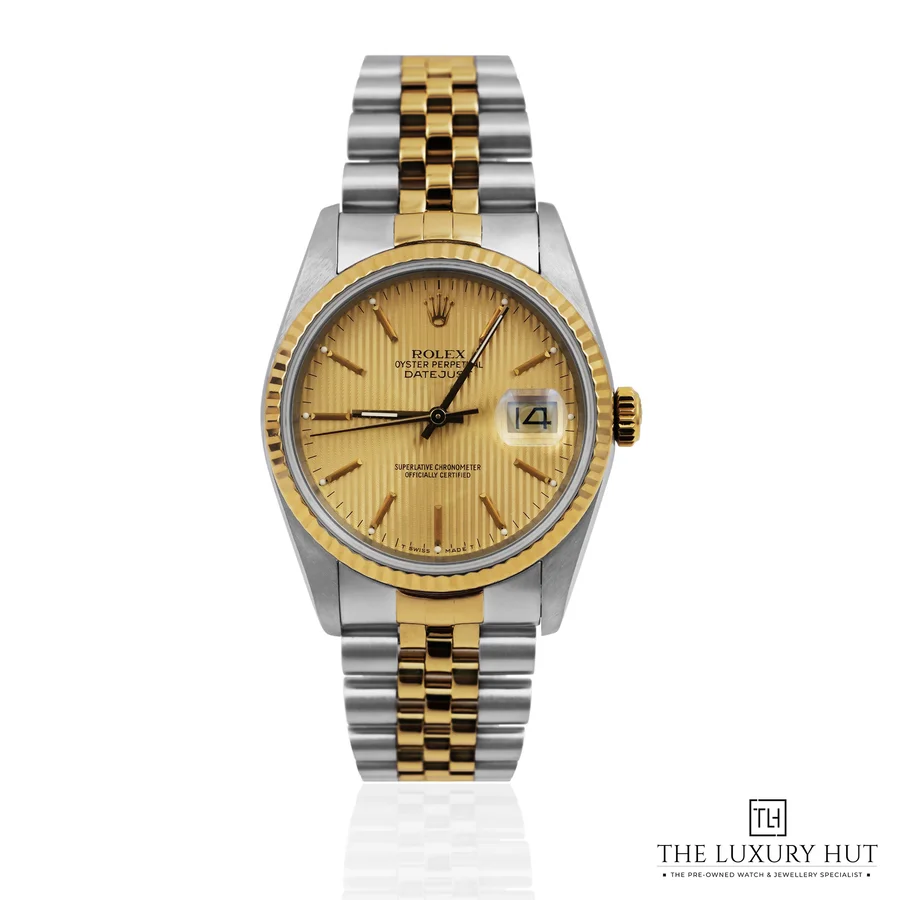 Rolex Datejust 36mm Champagne Tapestry 16233