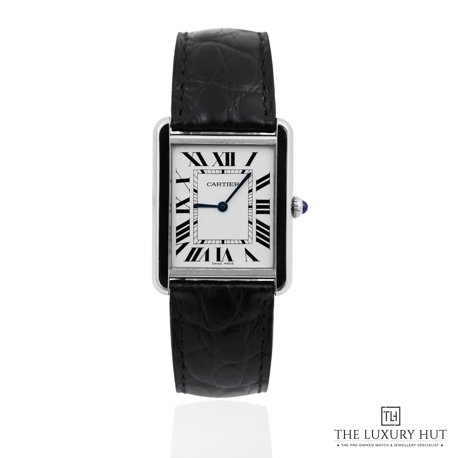 Cartier Tank Solo Steel Silver Roman W5200003