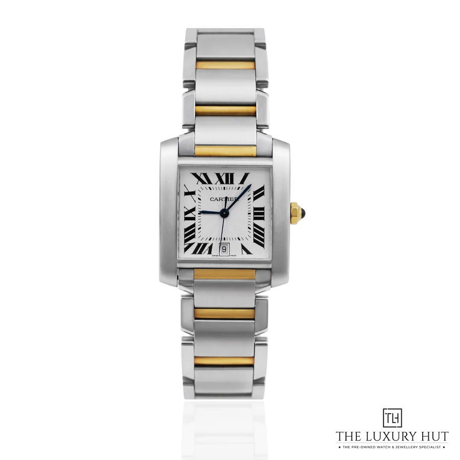 Cartier Tank Francaise Steel Gold Silver 2302