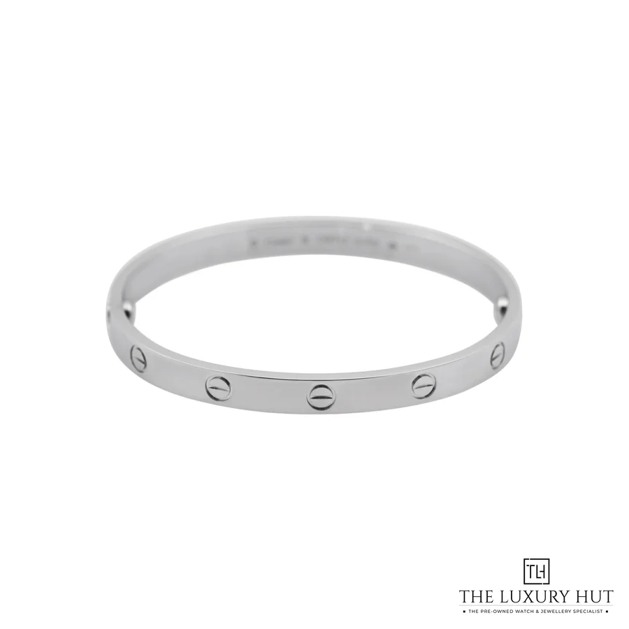 Cartier 18ct White Gold LOVE Bangle Classic Model 18