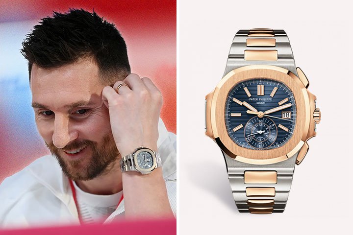 Lionel Messi- Patek Philippe Nautilus
