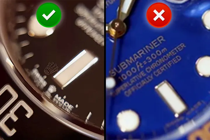 Rolex Laser Etched Crystal