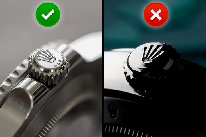 Rolex Markings on the Crown